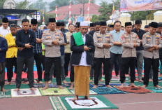 Polres Lahat Gelar Sholat Istisqa, Libatkan Personel dan Berbagai Elemen Masyarakat