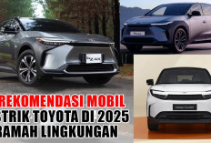 4 Rekomendasi Mobil Listrik Toyota di 2025 yang Ramah Lingkungan, Efisien dan Canggih!