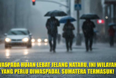 Waspada Hujan Lebat Jelang Nataru, Ini Wilayah yang Perlu Diwaspadai, Sumatera Termasuk!