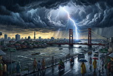 Palembang Siaga Cuaca Ekstrem! Badai Petir Diprediksi Guyur Sejumlah Wilayah Besok Senin