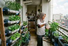 Punya Rumah Minimalis? Ini Solusi Lahan Sempit Menanam Sayur Pakai Galon