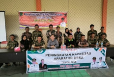 Ada Pemaparan Materi Pengawasan Penggunaan Alokasi Dana Desa, Pejabat Kejari Muba Ini Hadir
