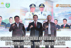 Gubernur Herman Deru Apresiasi Pengurus BPD HIPMI Sumsel yang Baru Dilantik