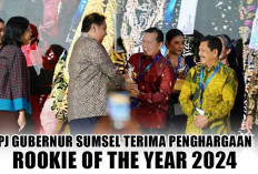 Ini Alasan Airlangga Hartarto Beri Penghargaan Rookie of the Year 2024 kepada Pj Gubernur Sumsel Elen Setiadi