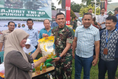 Kolaborasi Kodim 0405 Lahat dan Bulog Gelontorkan 13 Ton Beras dan Migor, Intip Yuk