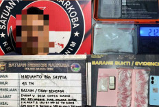 Operasi Malam Satresnarkoba Polres Muara Enim Amankan Pengedar Sabu, Ini Barang Buktinya
