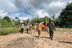 Desa Sinar Rambang Bersama Polsek RKT, Dukung Ketahanan Pangan Tanam Jagung Kwartal II 