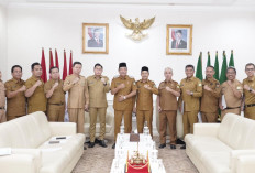 Awal Kerja Usai Idul Fitri, Bupati Muba HM Toha Lakukan Pergantian Pejabat Strategis