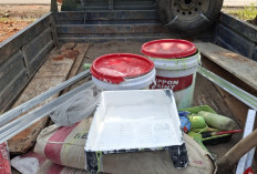 Satgas TMMD Kodim Lahat Bawa Kembali Bahan Material ke Pos, Ada Apa?