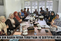 10 Sertifikat Halal Resmi Terbit! Bukti Komitmen LPH UIN Raden Fatah Kuatkan Ekosistem Halal di Sumsel