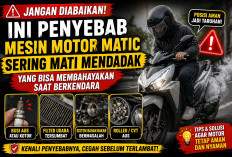 Jangan Diabaikan! Ini Penyebab Mesin Motor Matic Sering Mati Mendadak yang Bisa Membahayakan Saat Berkendara