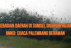 Sebagian Daerah di Sumsel Diguyuri Hujan, BMKG: Cuaca Palembang Berawan