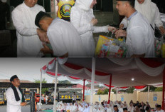 Bulan Ramadan, Polres Lahat Berikan Santunan Anak Panti Asuhan dan Tausiyah, Ini Kata Kapolres