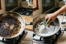 Kerak Hitam Membandel di Wajan Stainless Steel Ternyata Bisa Luruh dalam Hitungan Menit, Cukup Pakai 2 Bahan