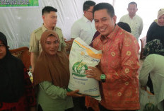 Cegah Lonjakan Harga, Komisi IV DPR RI Salurkan Bantuan Beras ke Warga Keramasan dan Karya Jaya