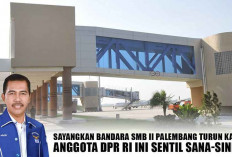 Sayangkan Bandara SMB II Palembang Turun Kasta, Anggota DPR RI Ini Sentil Sana-Sini