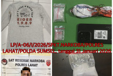 NEKAT! Lempar Narkoboy ke Lapas Kelas llA Lahat Bersama Bungkus Pasta Gigi, Polres Amankan Pelaku