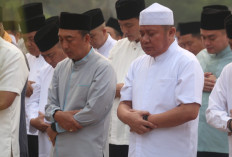 Kapolda Sumsel Ikuti Shalat Istisqa di Griya Agung, Ikhtiar Hadapi Kemarau dan Karhutla