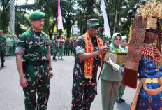Begini Ajakan Danrem Gapo Ke Prajurit Kodim OKU Saat Kunjungan Kerjanya
