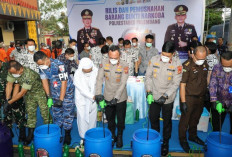 Kapolda Sumsel Pimpin Pemusnahan 20 Kg Sabu, Tegaskan Tidak Ada Ruang Bagi Narkoba di Sumsel