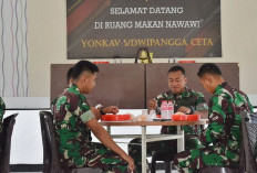 Humble Sekali! Danyonkav 5 DPC Makan Siang Bersama Prajurit Bujangan