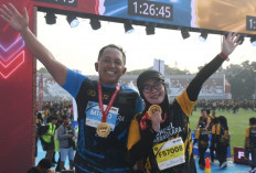 Meriahkan Hari Bhayangkara, Danrem Gapo Beserta Istri Ikuti Sumsel Bhayangkara Run 2026