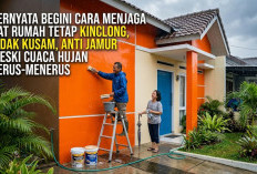 Ternyata Begini Cara Menjaga Cat Rumah Tetap Kinclong, Tidak Kusam, Anti Jamur Meski Cuaca Hujan Terus-Menerus