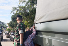 Om TNI Aku Terjepit, Animo Siswa SDN 19 Kikim Timur Sambutan Satgas TMMD 128
