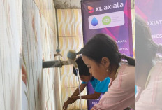 Karyawan XL Axiata Bangun Sarana Air Bersih di Brebes 