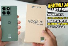 Calon HP Mid-Range Paling Gahar? Spesifikasi Motorola Edge 70 Fusion Bocor dengan Baterai Raksasa 7.000 mAh