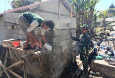 Sentuhan Gotong Royong TMMD di Kabupaten Semarang: Dinding Batako Kamar Mandi Pak Misri Mulai Terbentuk!