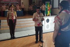 246 Pramuka Garuda Kwarcab Prabumulih Dilantik dan Dikukuhkan, Diimbau Jadi Teladan Generasi Muda