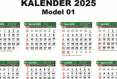 Ada 27 Hari Libur dan Cuti Bersama pada Kalender Tahun 2025 Lho