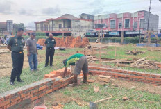 Dandim Palembang Tinjau Progres Pembangunan Koperasi KKMP, Ini Lokasinya