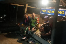 Ada Apa Anggota Babinsa Koramil 405-02 Merapi Datangi Poskamling Desa Geramat Lahat