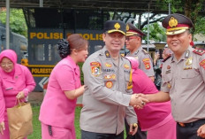Polrestabes Palembang Gelar Upacara Laporan Kenaikan Pangkat, Ini Jumlahnya
