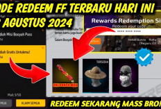 Buruan Klaim! Ini Kode Redeem FF Terbaru 22 Agustus 2024, Jangan Sampai Kehabisan