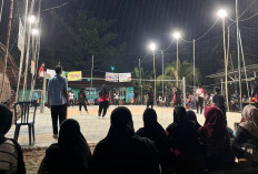 Usai Kurban, Warga Desa Suka Mulia Gelar Pertandingan Voli