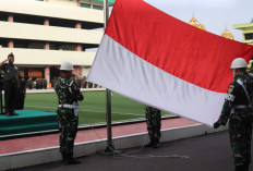 Perkokoh Nasionalisme, Prajurit Kodam II Sriwijaya Ikuti Upacara Bendera Mingguan