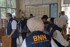 BNN Gelar Tes Urine Kades dan Perangkat Desa Se-Kabupaten Ogan Ilir, Transparankah Hasilnya? 