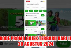 Jangan Lewatkan! 7 Kode Promo Gojek Terbaru Hari Ini, 20 Agustus 2024, Buruan Serbu dan Nikmati Sekarang Juga!