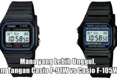 Mana yang Lebih Unggul, Jam Tangan Casio F-91W vs Casio F-105W? Yuks Cari Tahu di Sini