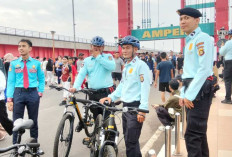 Ditpamobvit Polda Sumsel Pastikan Keamanan Warga di Jembatan Ampera, Begini Caranya