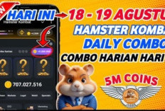 Daily Combo Hamster Kombat Senin 19 Agustus 2024, 5 Juta Koin Bisa Didapat dengan Memasukkan 3 Kartu Ini!