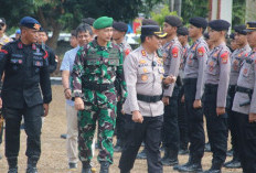 Usai Apel, TNI-Polri Disebar ke Sasaran PAM Pilkades