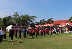 Olahraga Bersama Warnai Semarak HUT Bhayangkara ke-79 di Polres Ogan Ilir