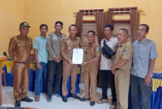 LUAR BIASA! Pemdes Sinjar Bulan Lahat Lakukan Monev dan Bagikan BLT 3 Bulan, Ini Buktinya 