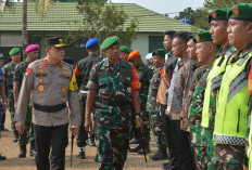 Jelang Kunker Presiden Jokowi di Lampung, Danrem 043/Gatam Gelar Pasukan PAM VVIP