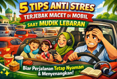 5 Tips Anti Stres Terjebak Macet di Mobil Saat Mudik Lebaran, Biar Perjalanan Tetap Nyaman dan Menyenangkan