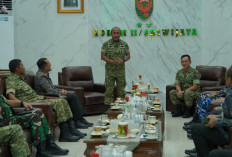 Pangdam II Sriwijaya Terima Kunjungan Audiensi Kabacadnas Kemhan RI, Bahas Apa?